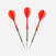 3 FLECHETTES POINTES ACIER T100 ROUGE
