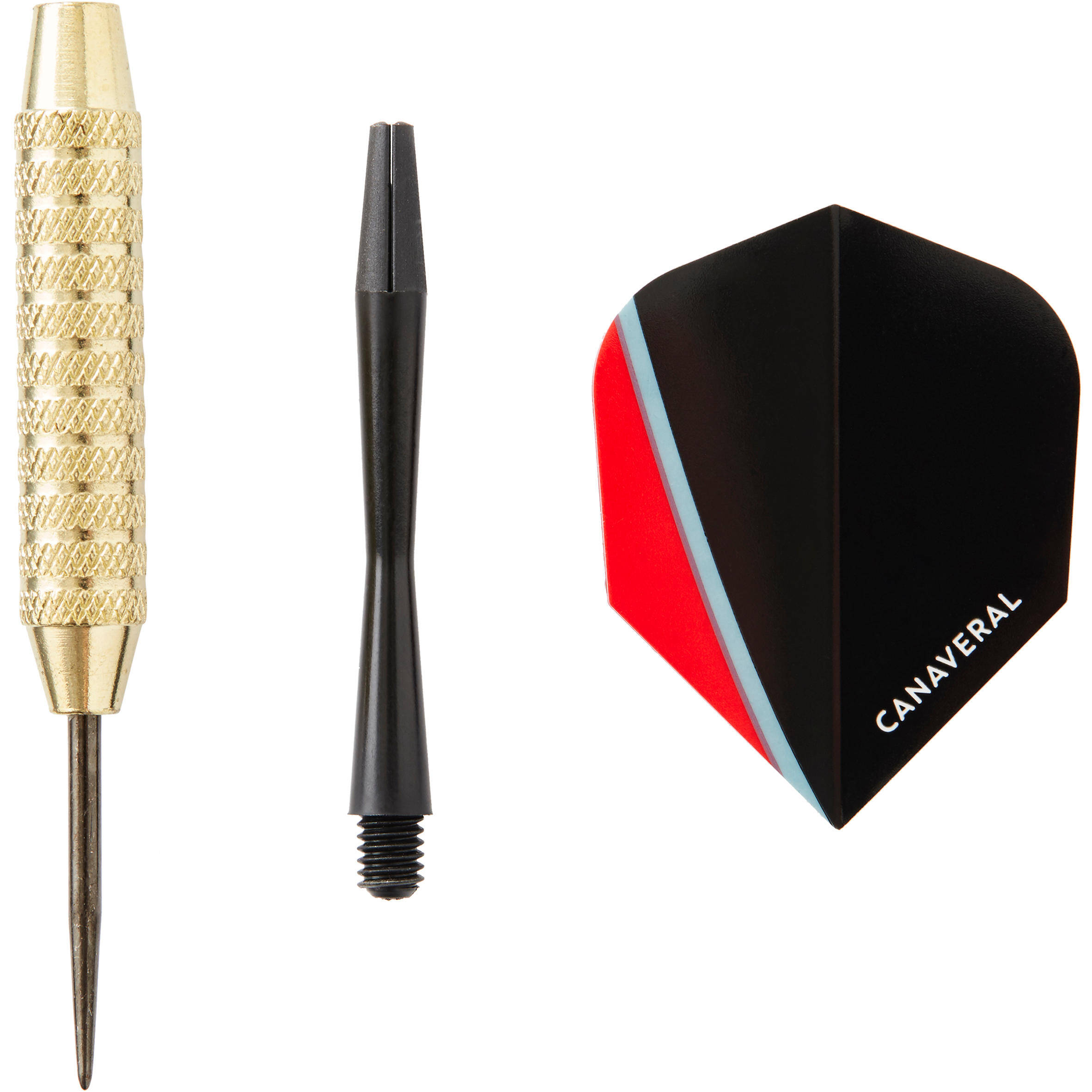 Darts Steel Tip T120 Pack of 3 Black and Red -  3