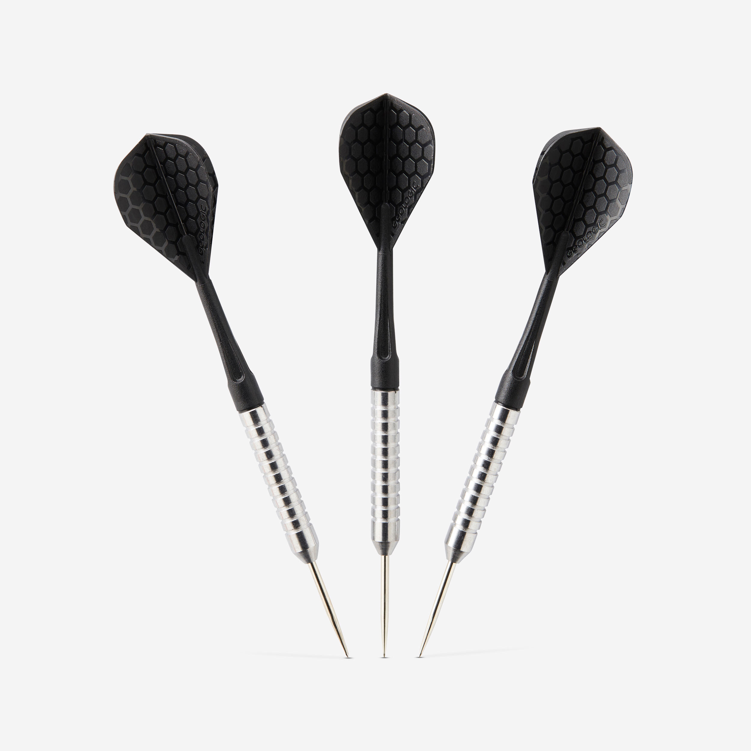 T100 Steel-Tipped Darts Tri-Pack - Black 1/4