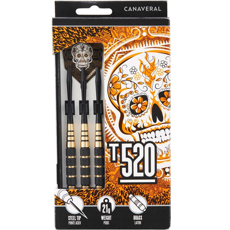 Darts nyíl T520-as, fém hegyű, 3 db, 21g