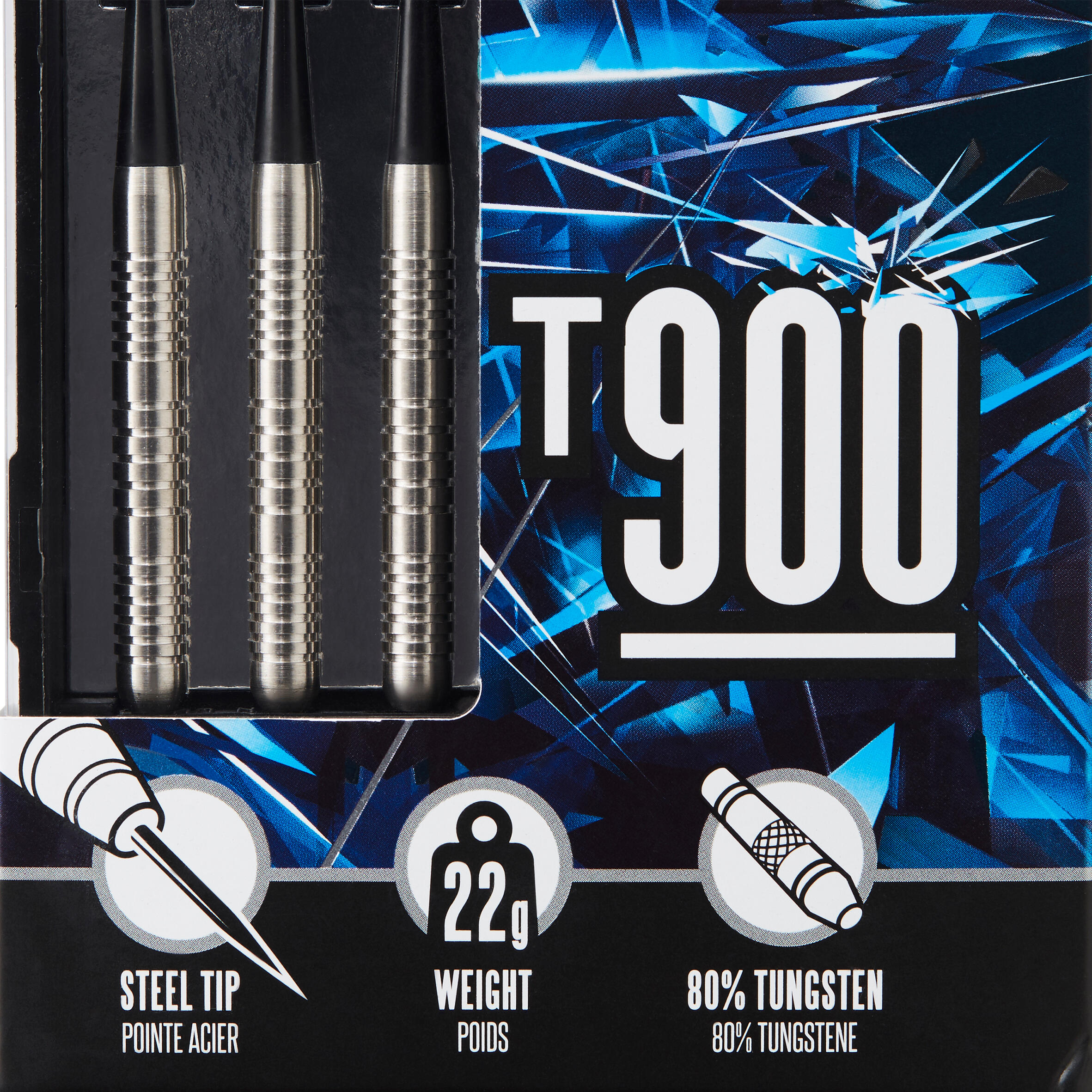 3 FLÉCHETTES POINTES ACIER T900 - CANAVERAL