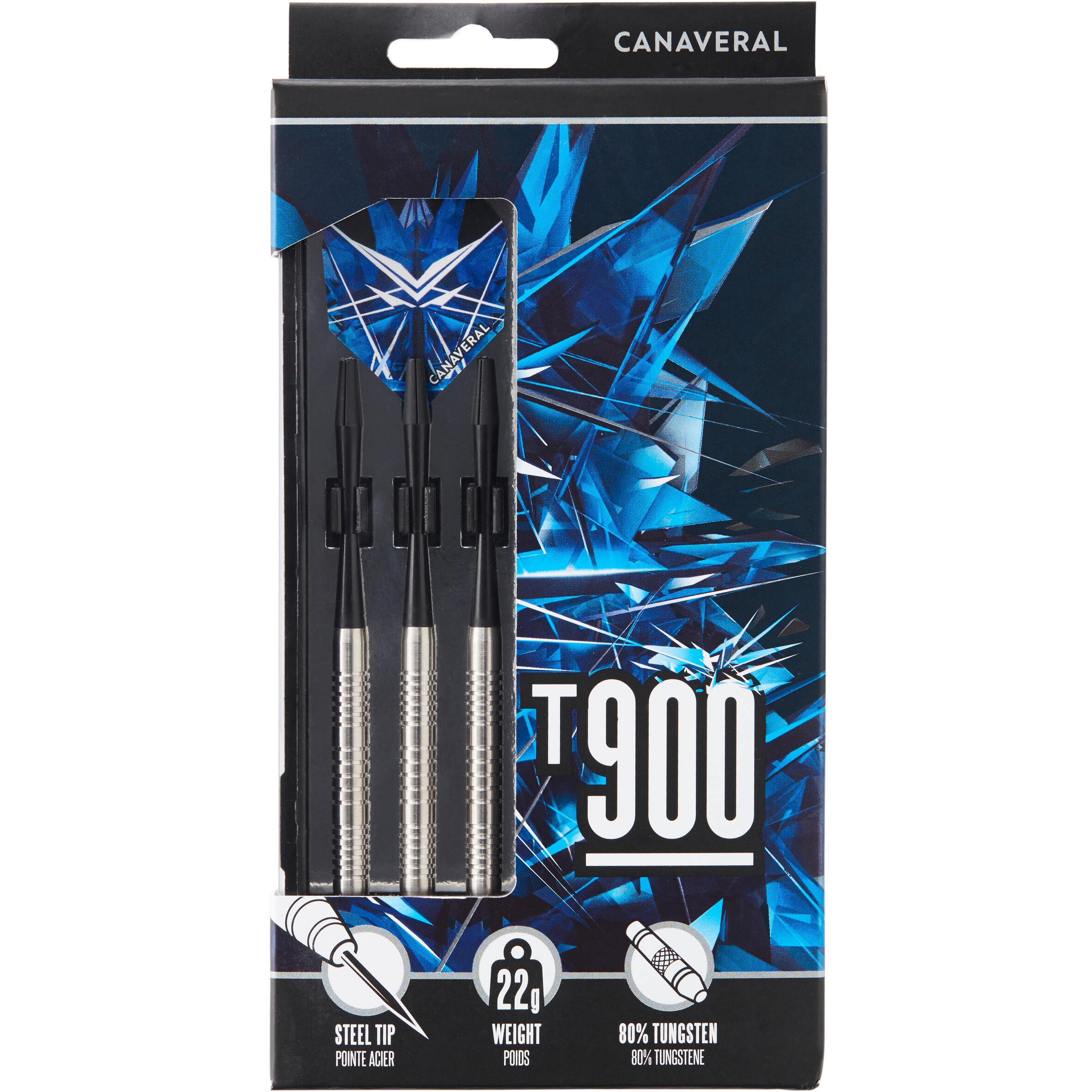 3 FLÉCHETTES POINTES ACIER T900 - CANAVERAL