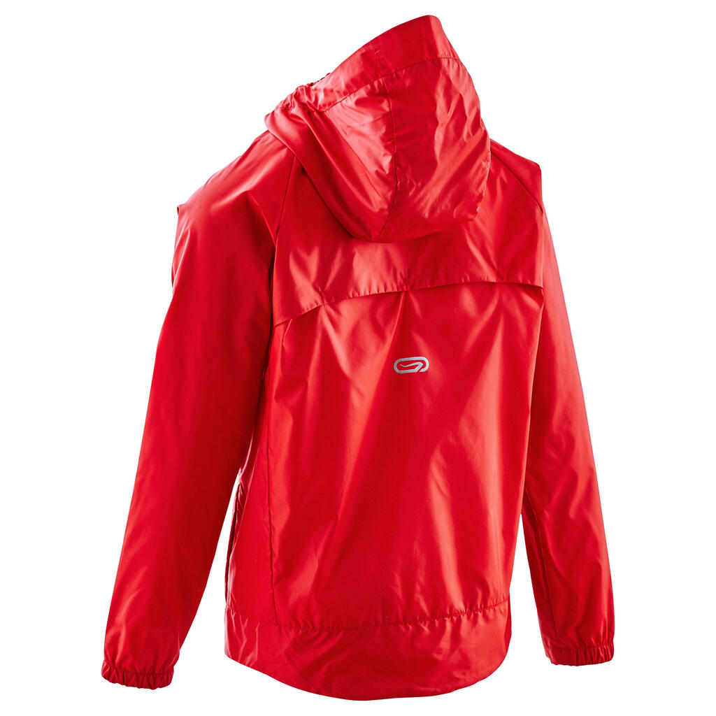 Windjacke Leichtathletik Club personalisierbar Kinder rot