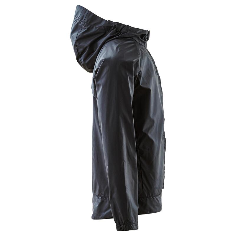 Jachetă personalizabilă Protecție vânt Alergare Negru Copii