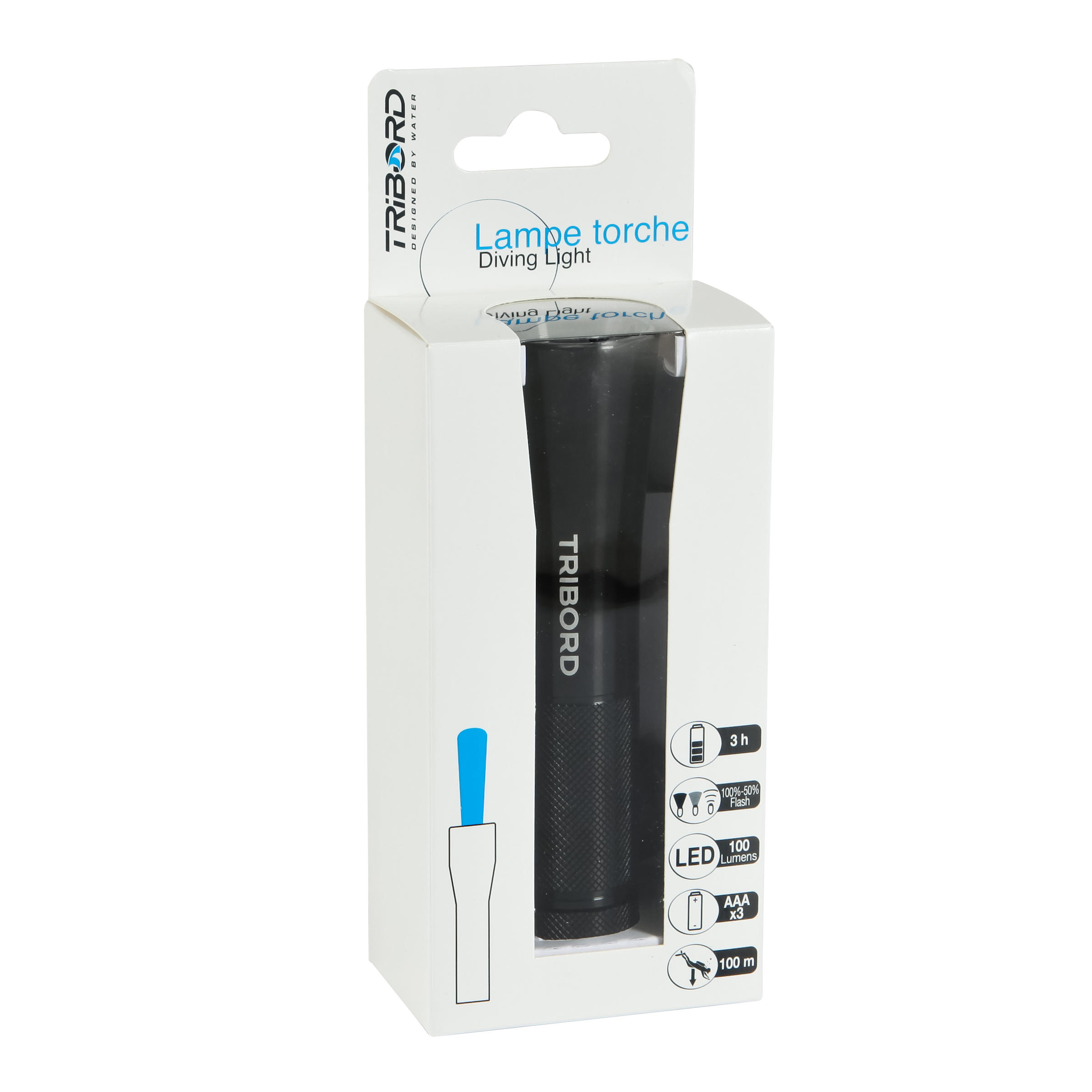 SCD 100 Lumen Diving Torch/Lamp Watertight to 100m 19/20