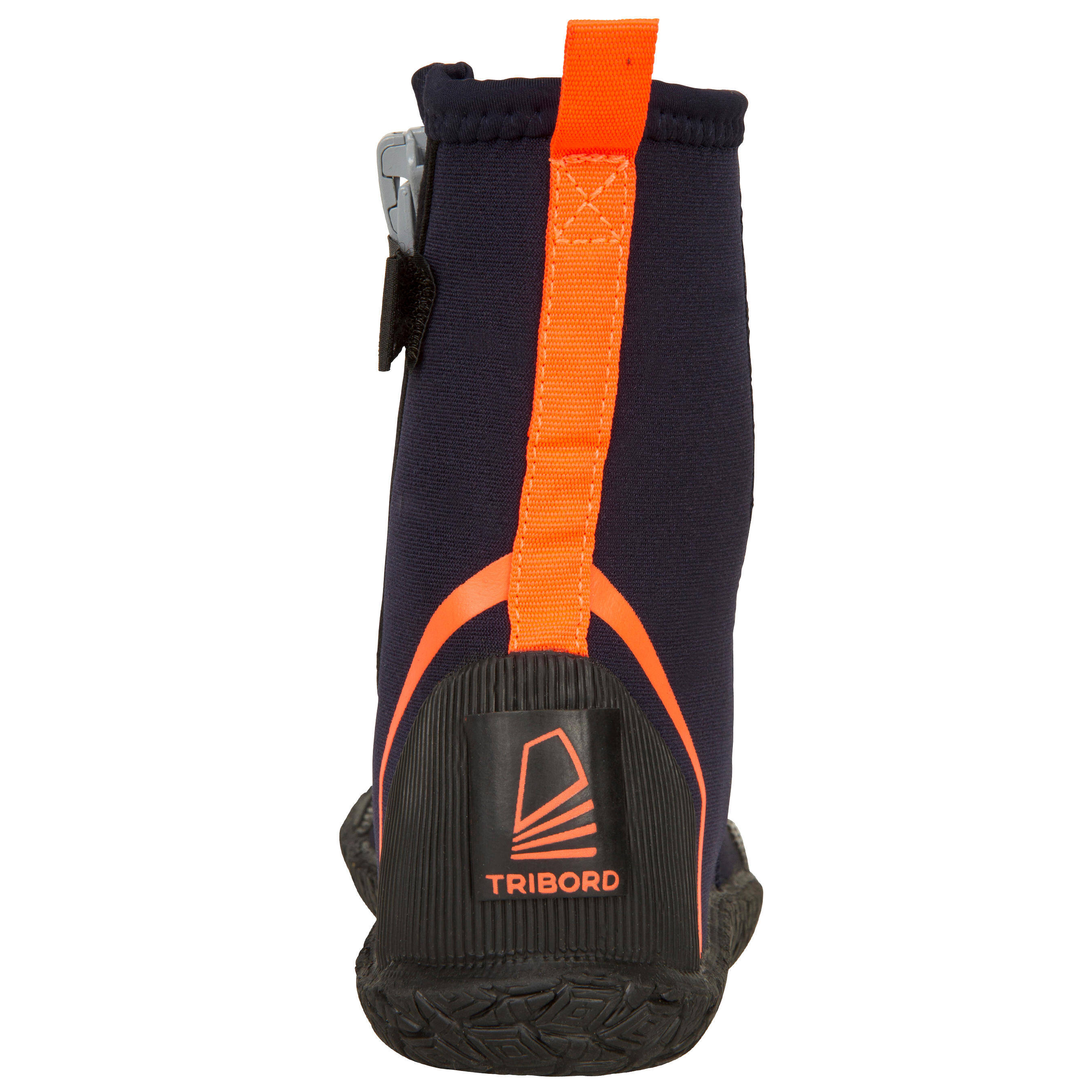 ADULT 4 MM NEOPRENE BOOTS SAILING 500 - BLACK -  4