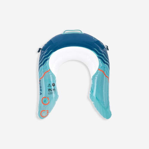 Kit de snorkeling masque Easybreath 500 palmes Adulte - bleu pour les clubs  et collectivités