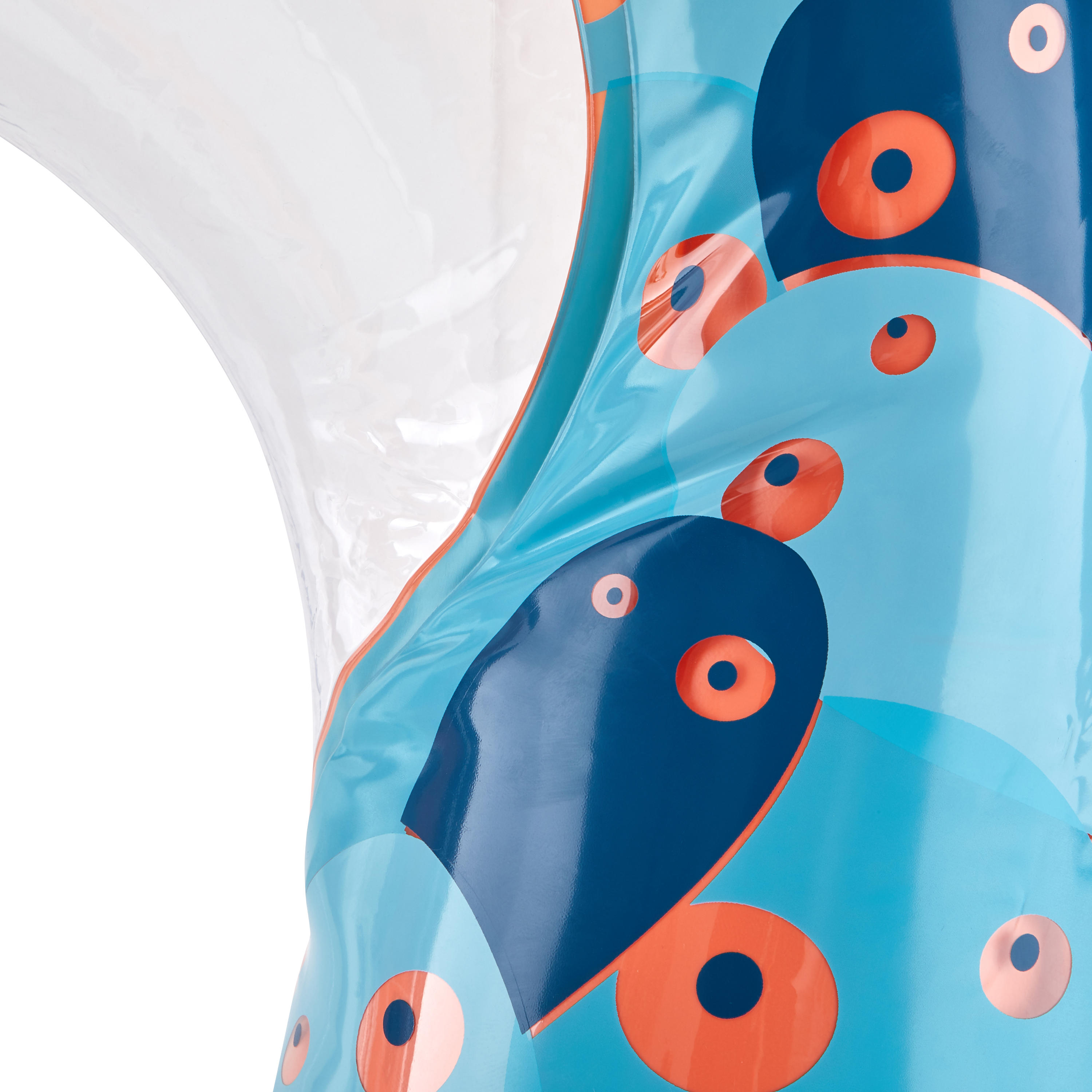 Bouée d’observation de plongée avec tuba Olu 120 fish bleu orange - SUBEA