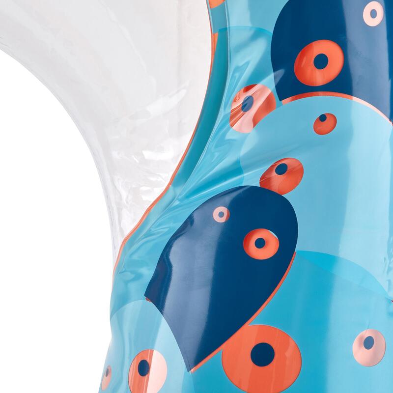 Accesoriu observare snorkeling Olu 120 fish Albastru-Portocaliu