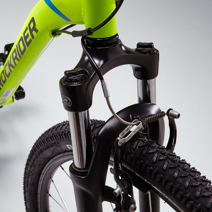 B\'twin MTB Rockrider ST 100 geel 27.5\ B\'twin MTB Rockrider ST 100 geel 27.5\