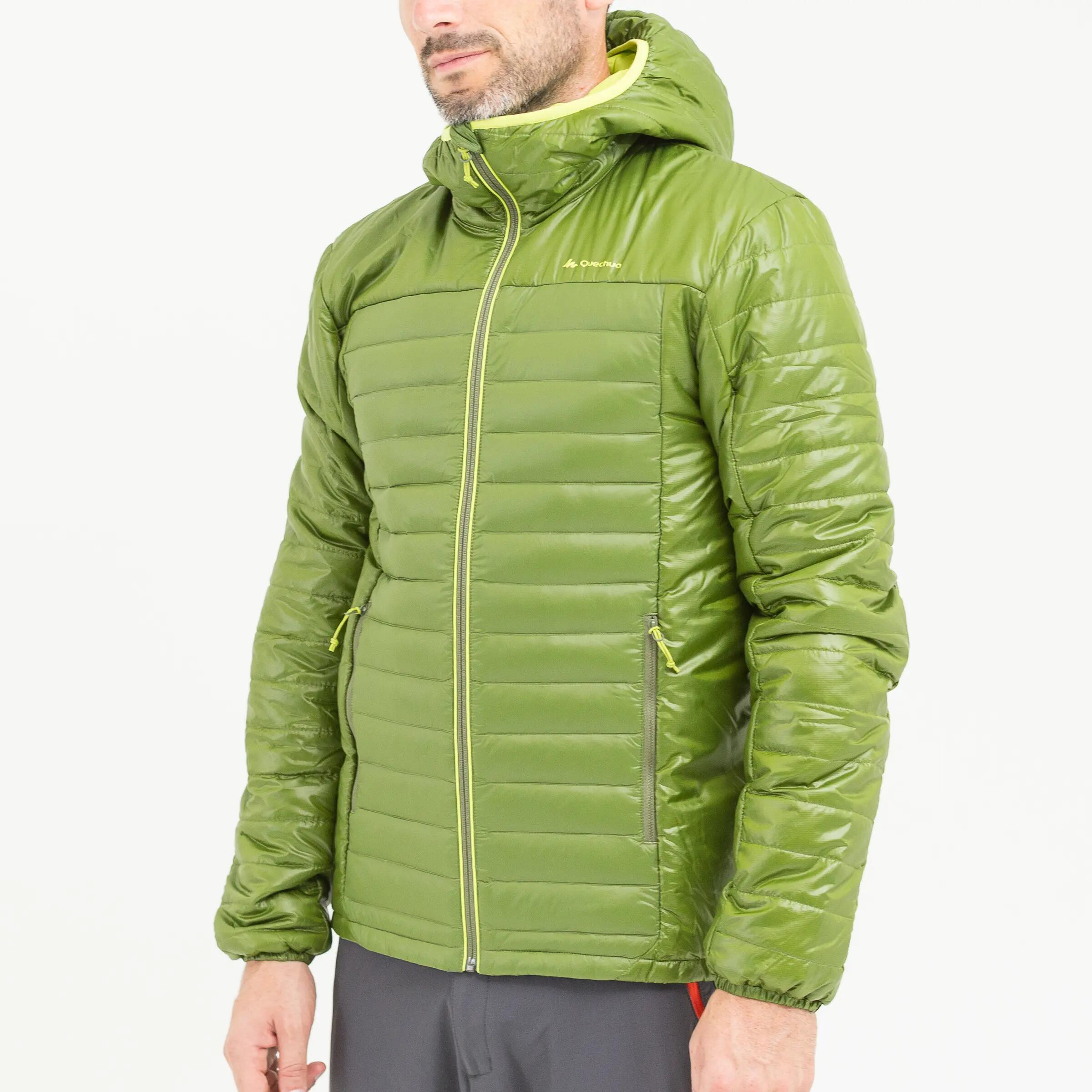 X-Light men's quilted hiking jacket khaki 2/21