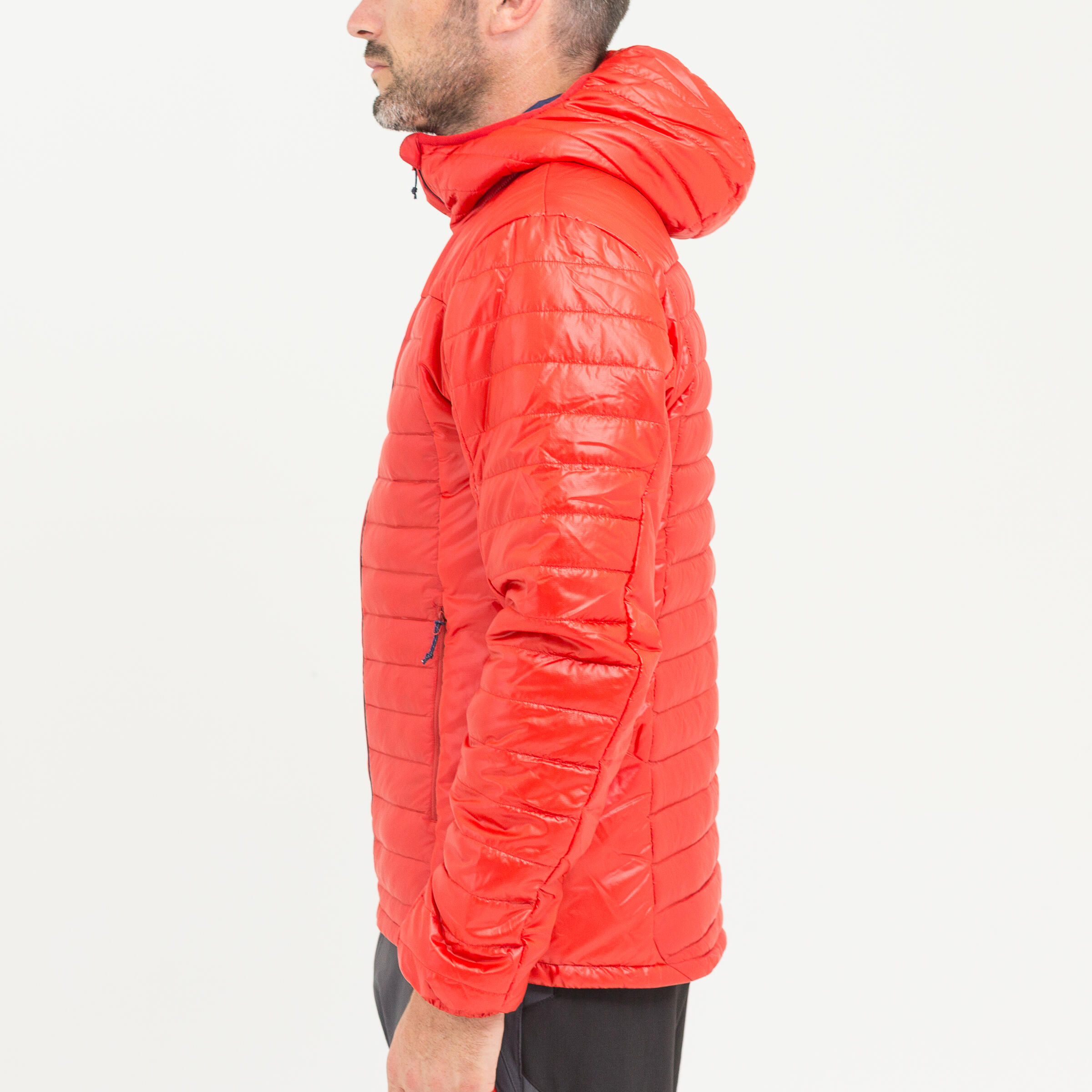 X-Light men's quilted hiking jacket red 12/18
