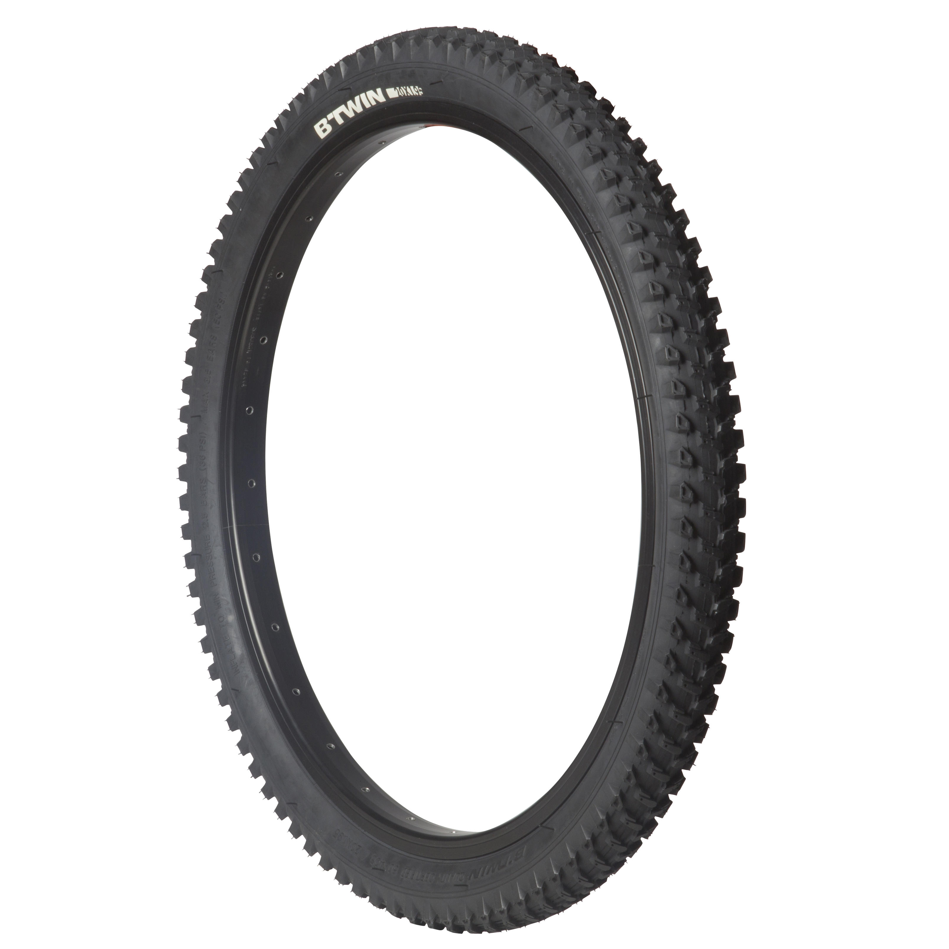 20x1.95 Stiff Bead Mountain Bike Tire – Kids - BTWIN