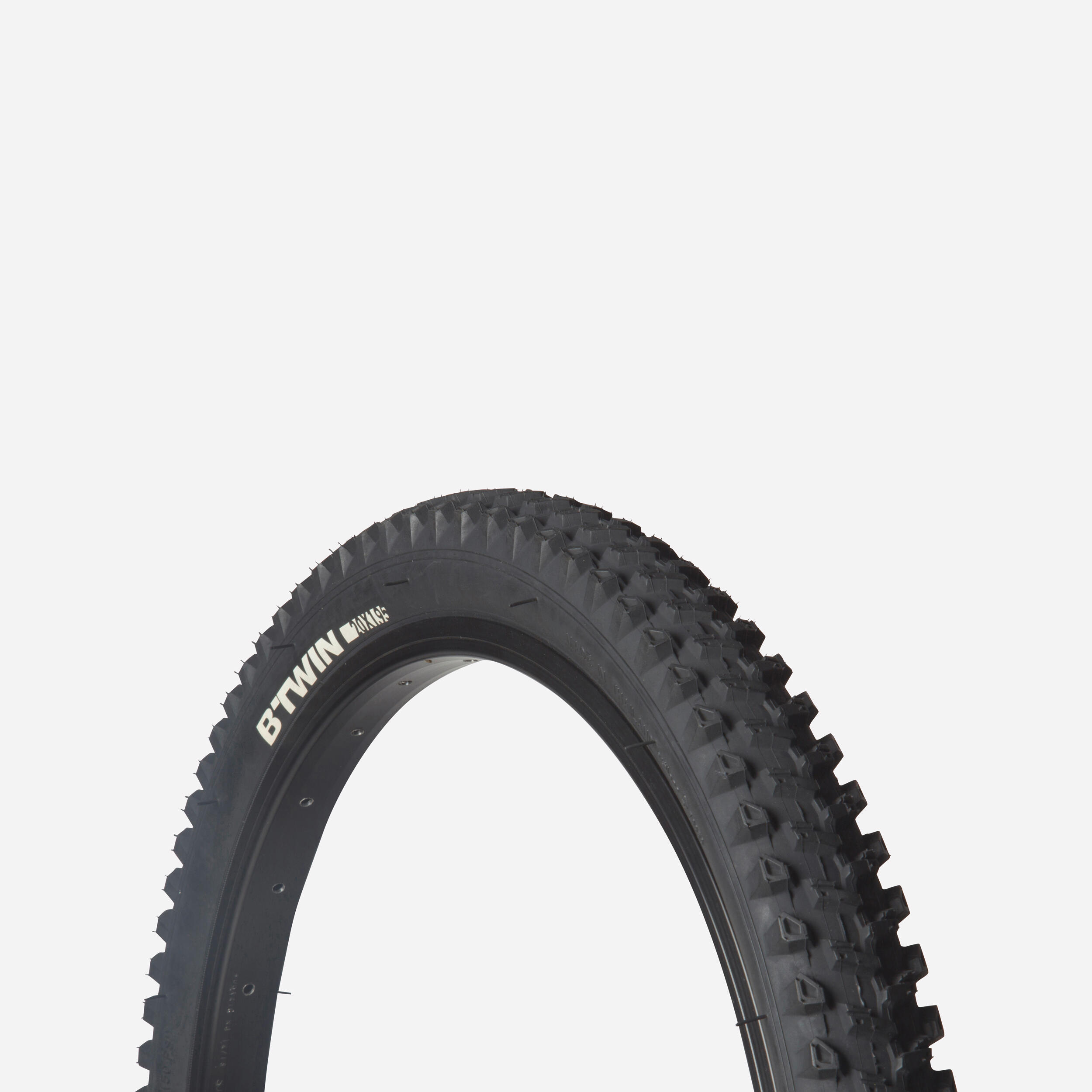 BTWIN MTB-band voor kinderen 20x1.95 stijve hieldraden ETRTO 47-406 |  Decathlon