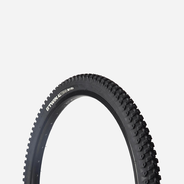 BTWIN NEUMÁTICO DE MTB 24 X 1,95 DE ALAMBRE