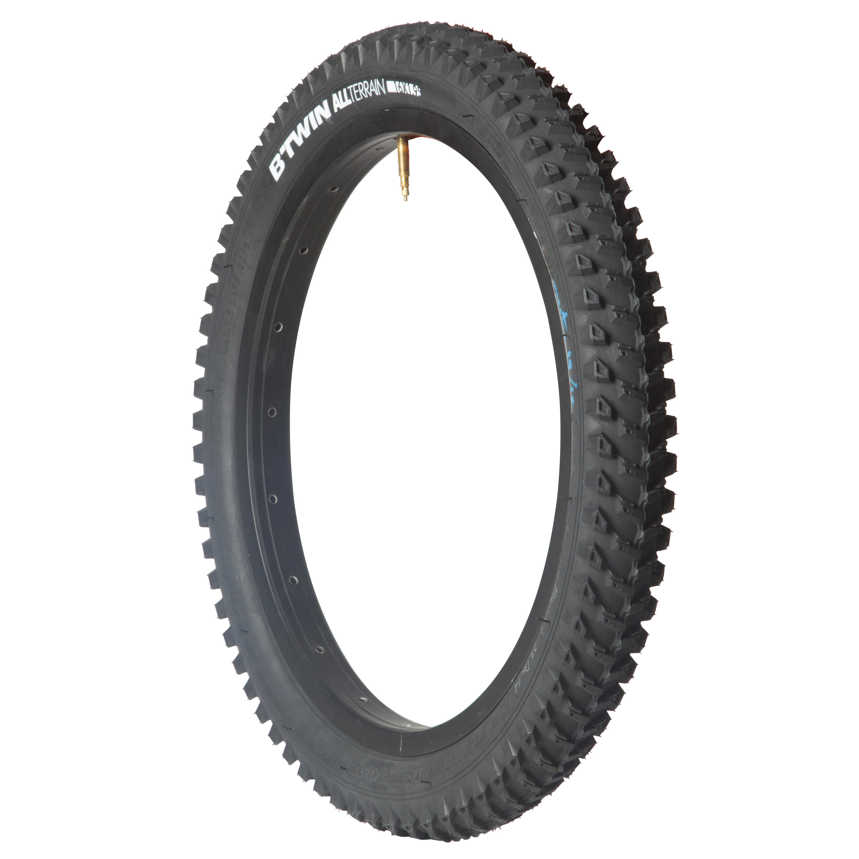 Chambre à Air 14x1.75/1.95 MOOVMOOV - Valve Schrader 33mm - Pour Vélos Enfants