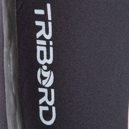 Guantes de neopreno para surf de 3 mm para agua fría Gloves500 Olaian negro
