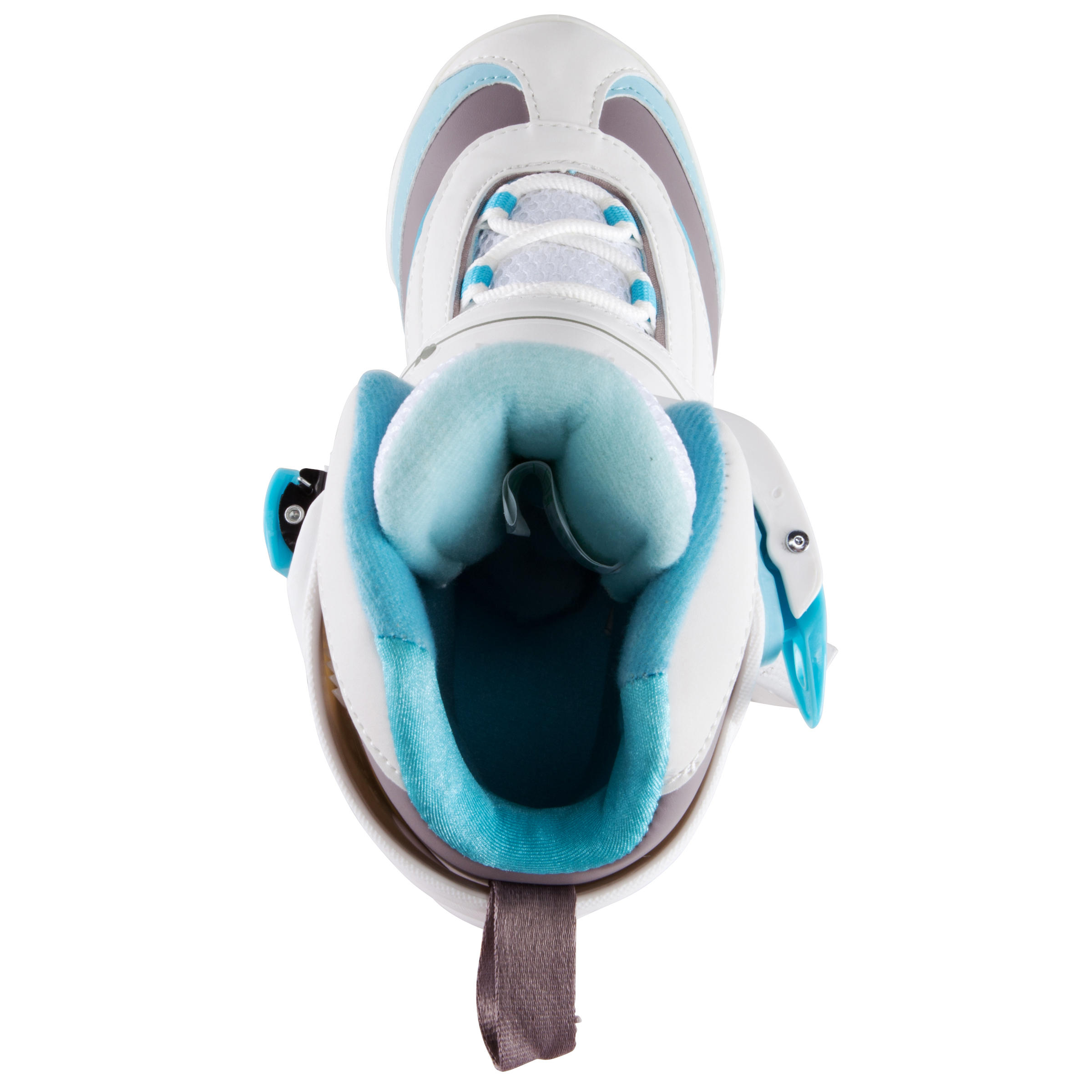 Patins à glace FIT 3 femme blanc bleu 6/17
