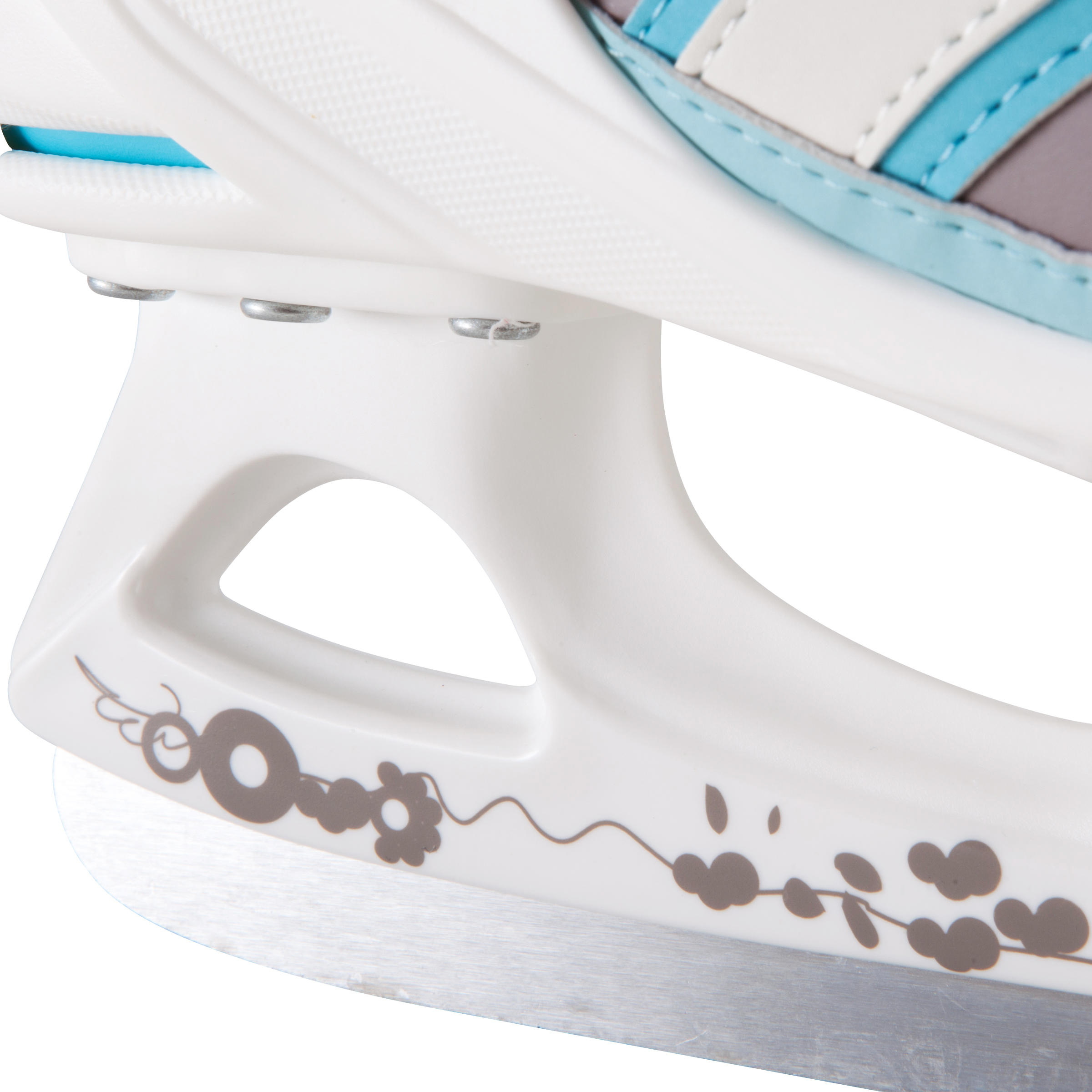 Patins à glace FIT 3 femme blanc bleu 12/17
