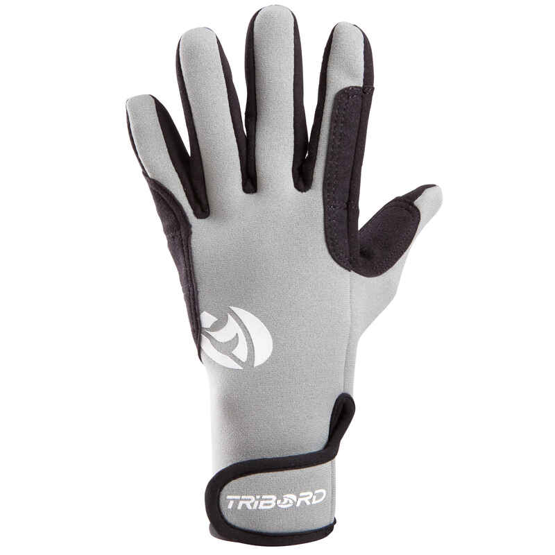 1.5 mm dinghy, catamaran and sailing neoprene gloves - Decathlon