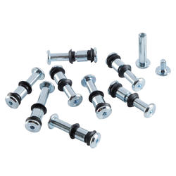 Kit 8+1 vis roller 8mm platine plastique OXELO FIT3