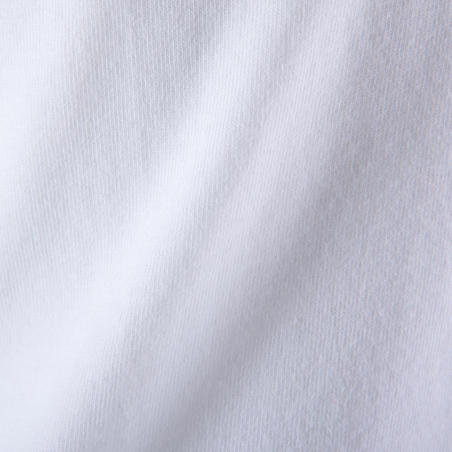 Girls' Short-Sleeved Gym T-Shirt - White