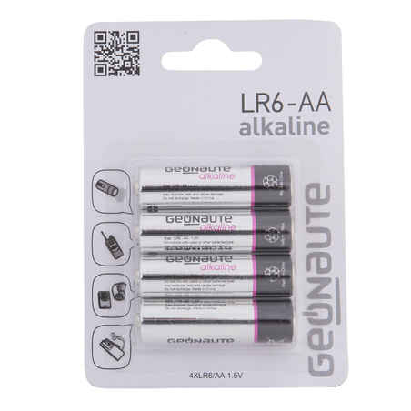 Pack of Four AA Alkaline Batteries