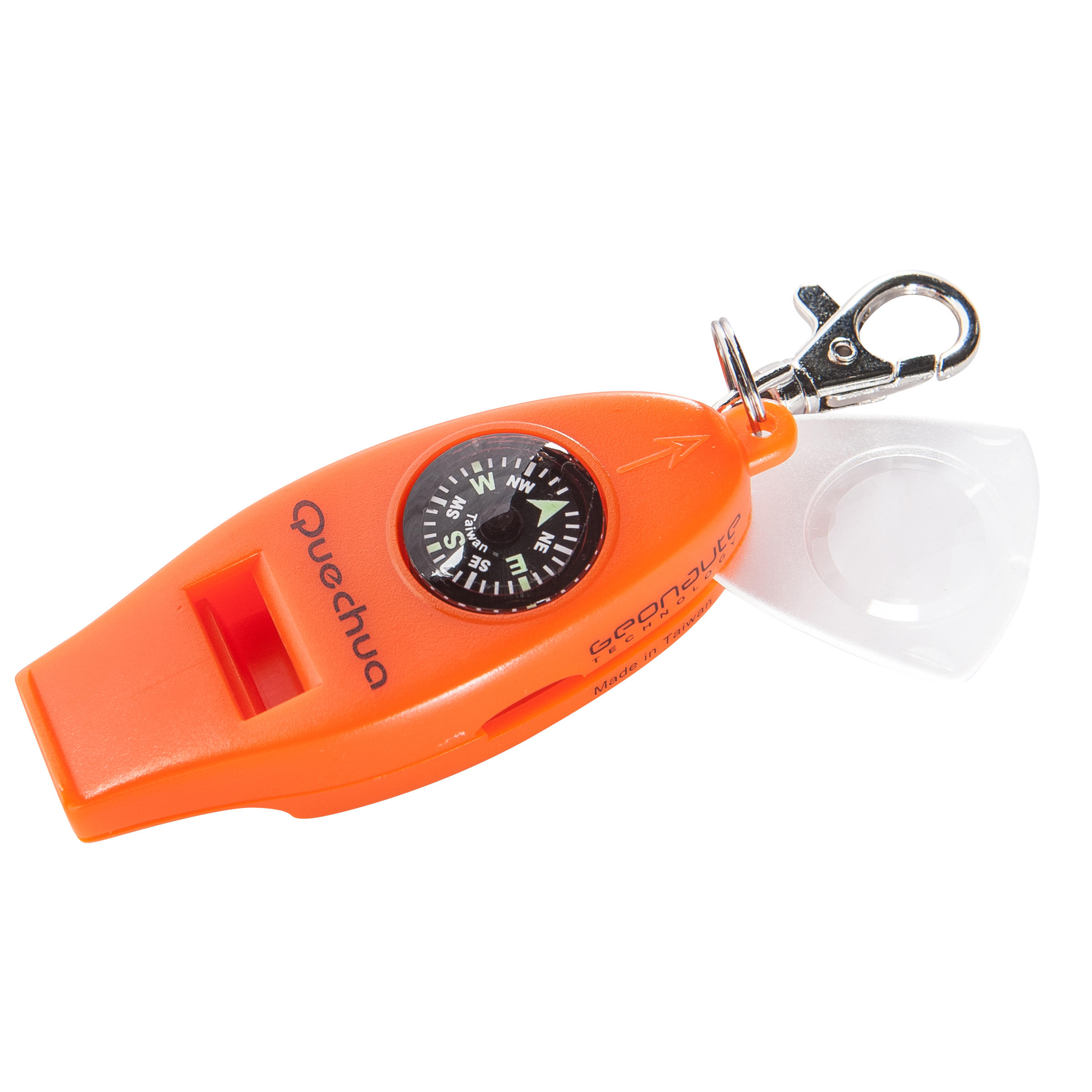 WM QUECHUA 100 multi-purpose whistle compass 1/12