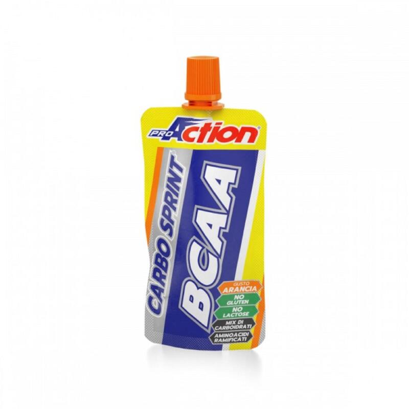 Gel energetico Carbo Sprint Endurance BCAA Proaction Arancia 50 ml