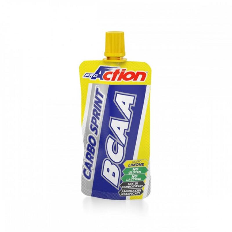 Gel energetico Carbo Sprint Endurance BCAA Proaction Limone 50 ml