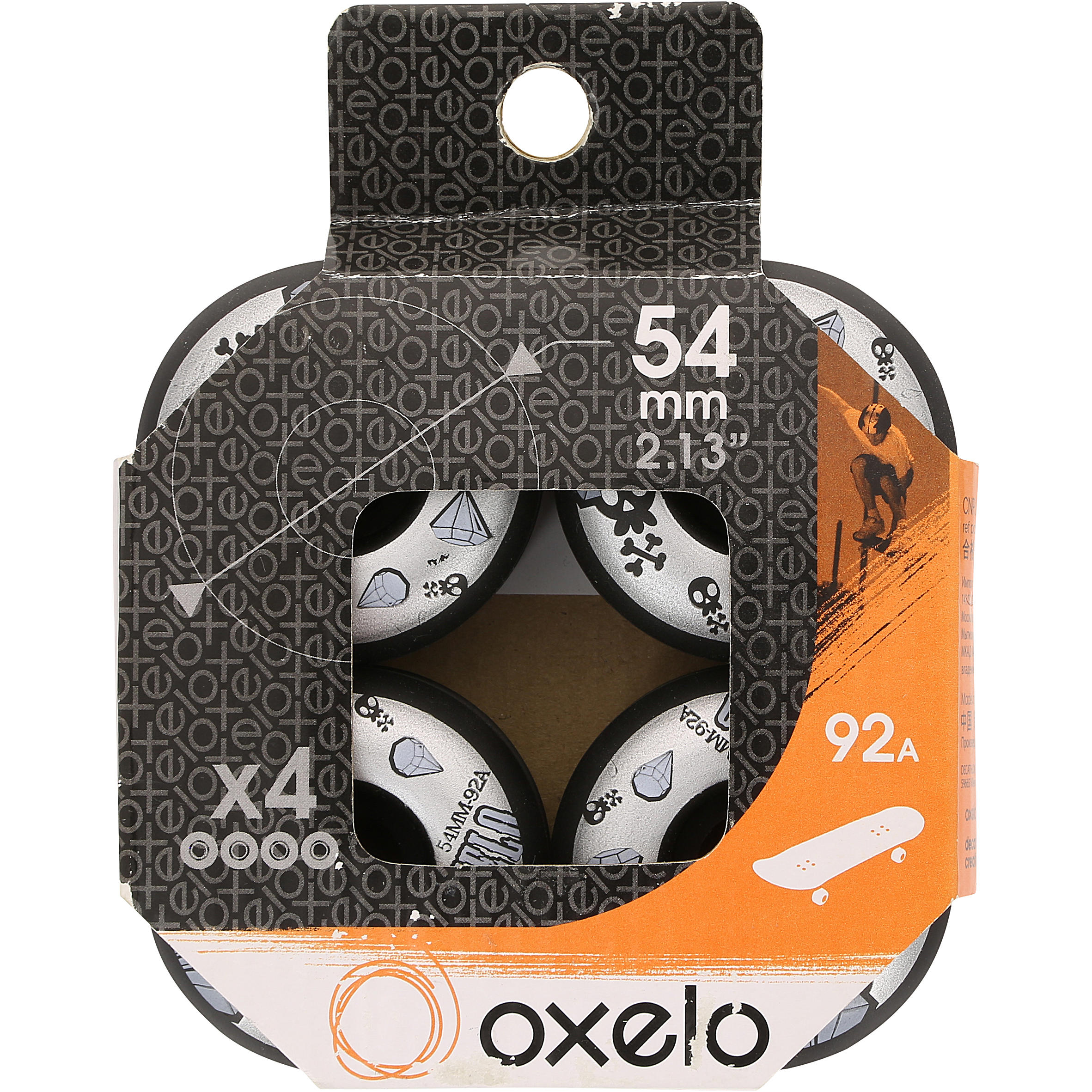 4 x 54mm 92a Skateboard Wheels 5/6