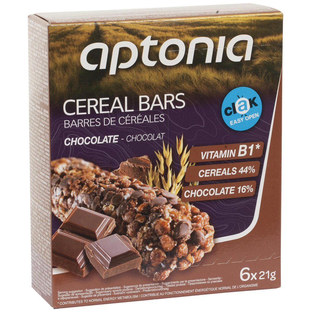 Μπάρα δημητριακών Clak 6 x 21 g - σοκολάτα