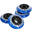 Rodas Patins em Linha 80mm 80A Adulto Azul (Conjunto de 4)