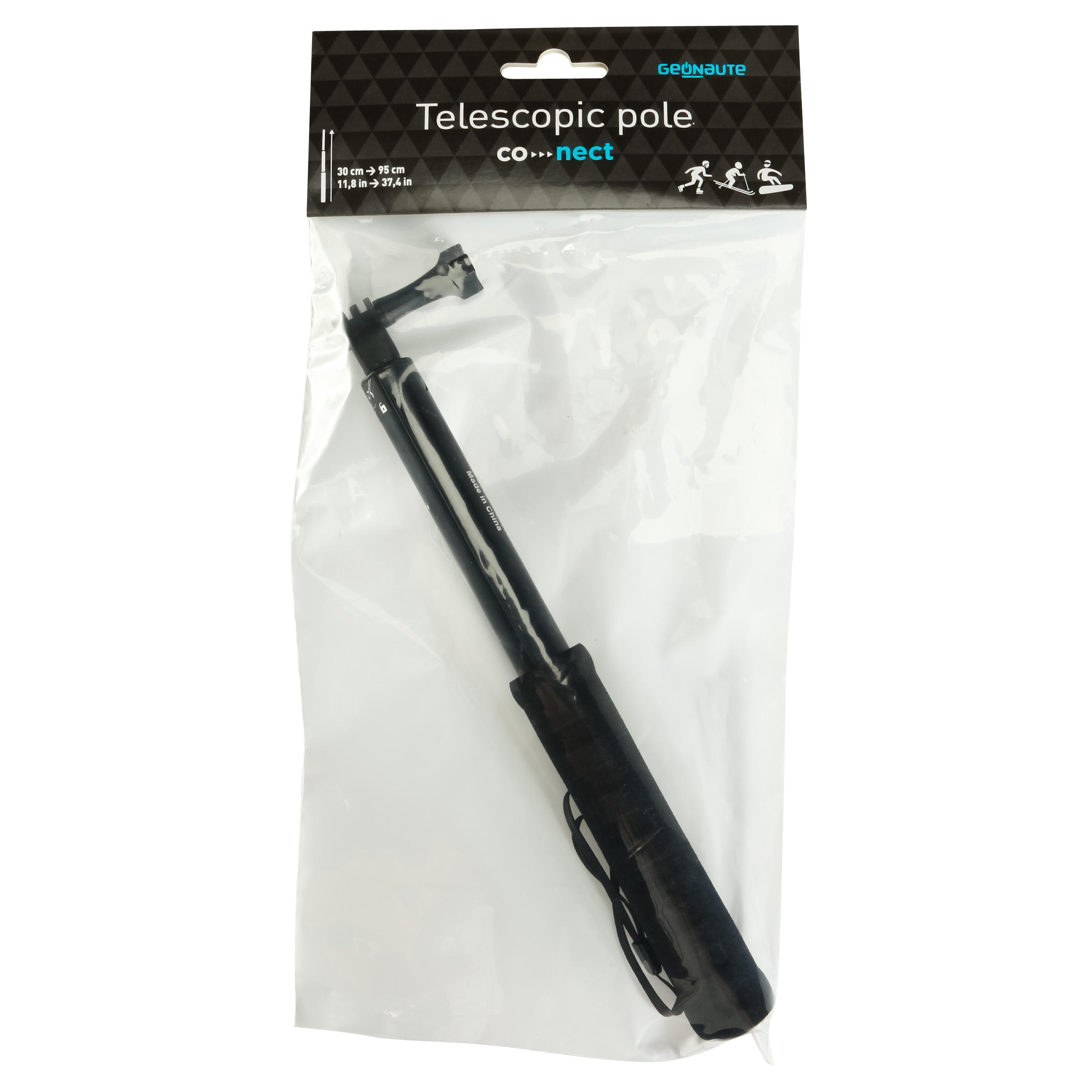 CO-NECT telescopic pole for sports camera. 8/11