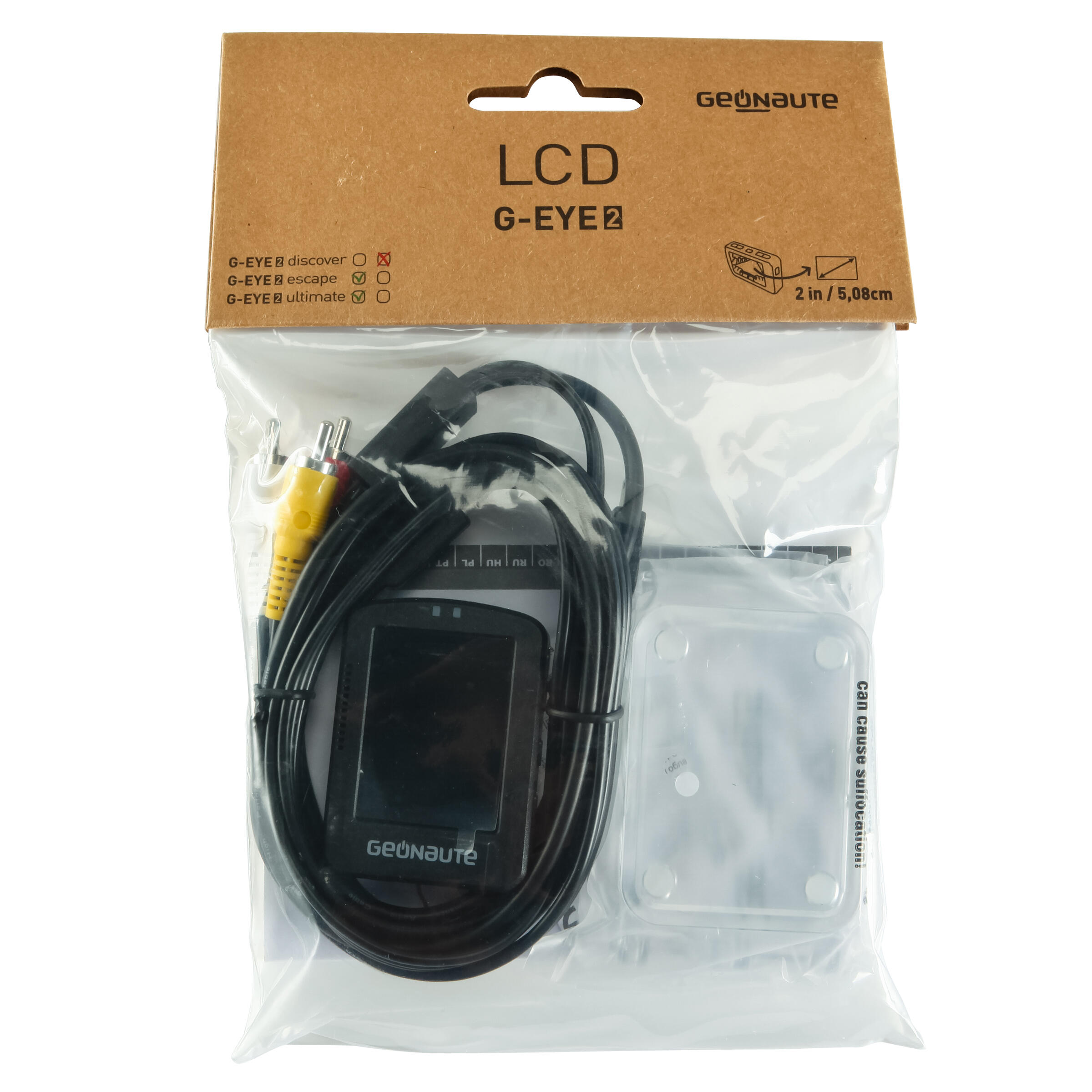 Schermo LCD posteriore per videocamera G-EYE 2 21/22