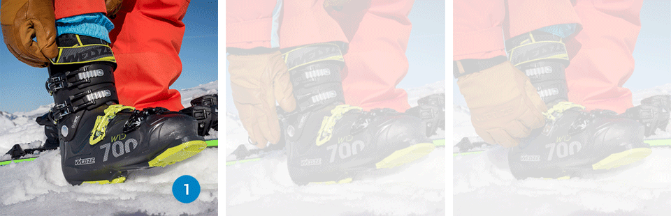 How to tighten the buckles on ski boots