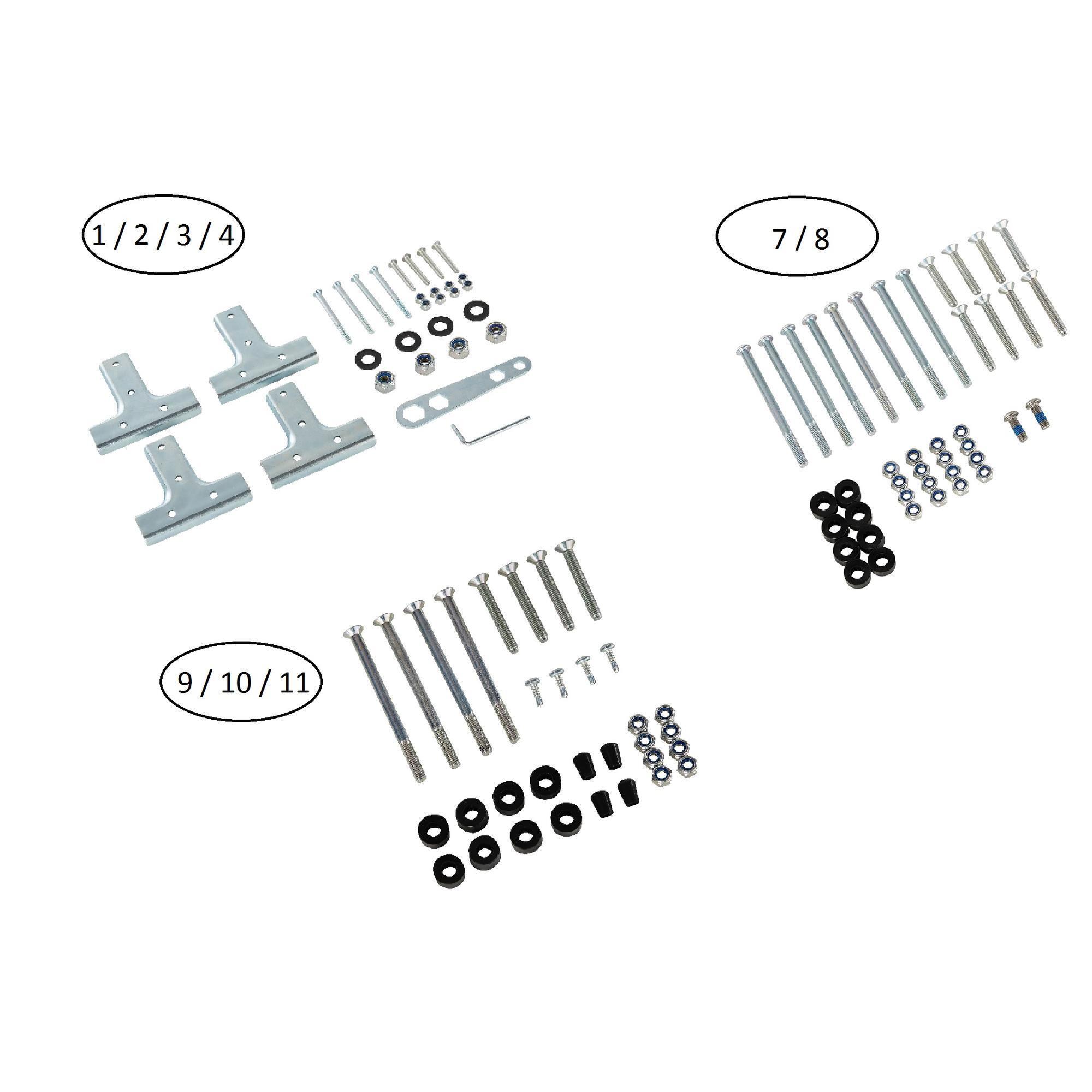 Artengo - Kit Visserie Pour Ppt 900-930 Outdoor (anciennement Ft860 O) - Visserie - Sav Sports Raquettes Golf - - - Decathlon