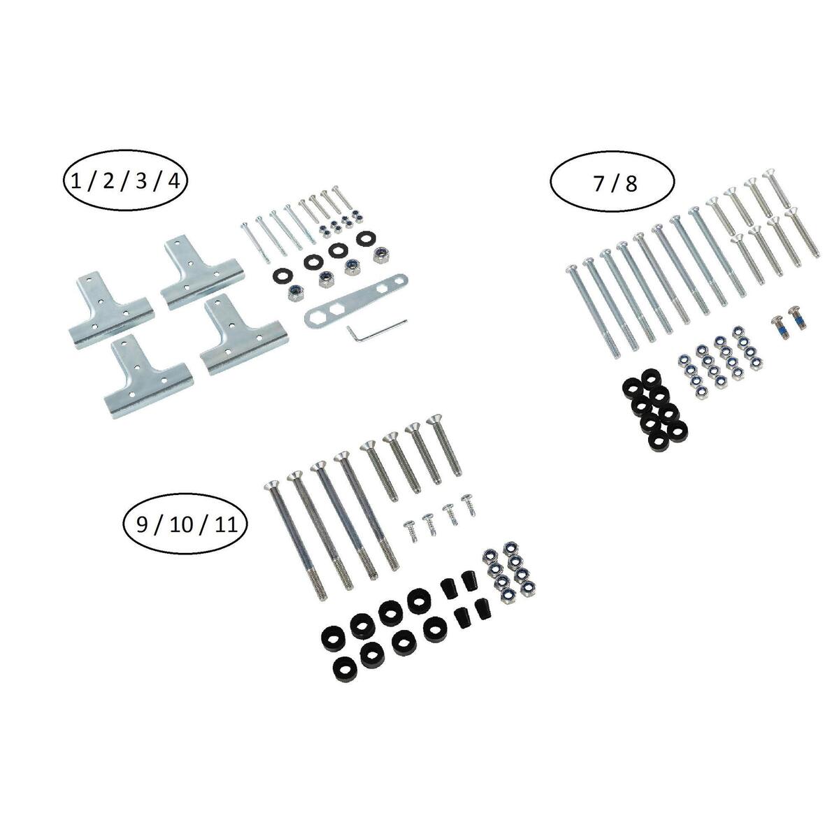 Kit visserie pour  PPT 900-930 Outdoor (anciennement FT860 O)