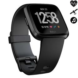 Montre connectée avec cardio au poignet Versa noire