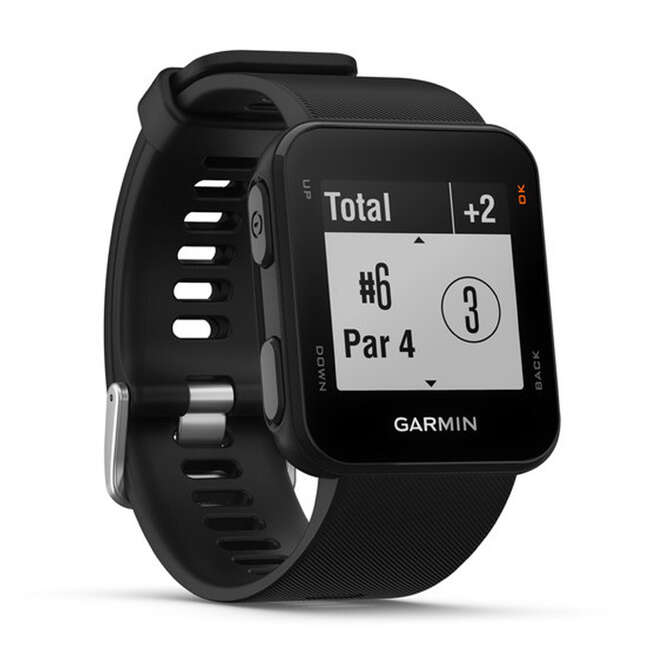 GPSklocka golf APPROACH S10 svart GARMIN DECATHLON