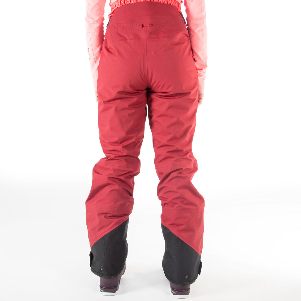 Ženske bordo pantalone za slobodno skijanje 900