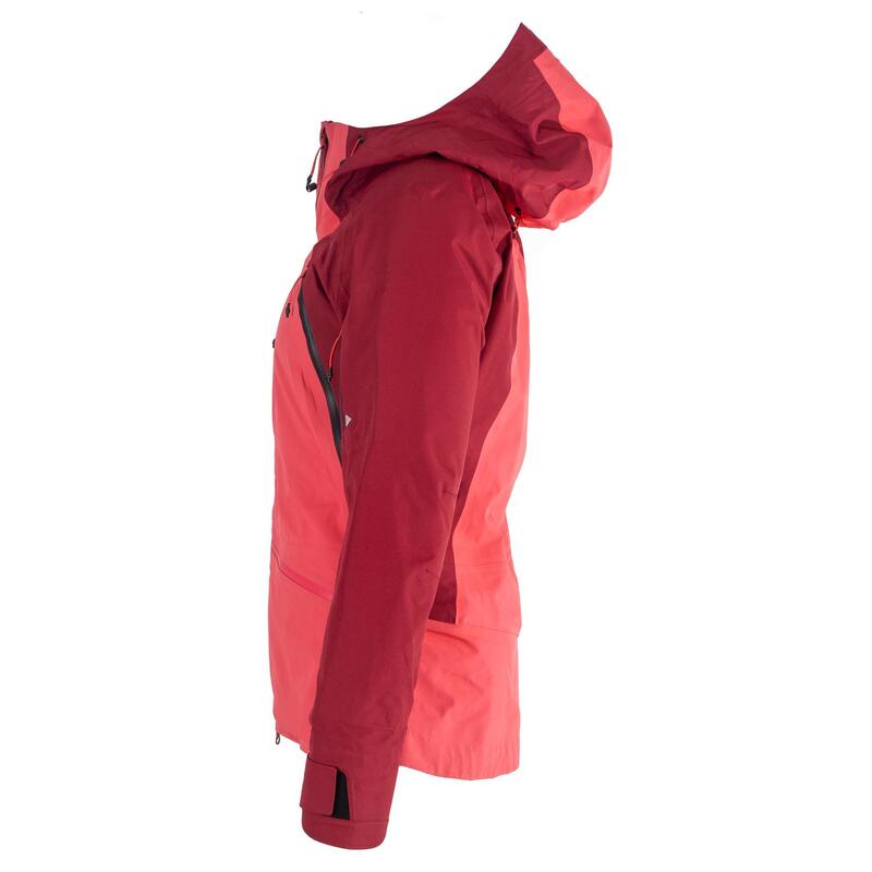 Veste de ski freeride femme FR900 bordeaux rose