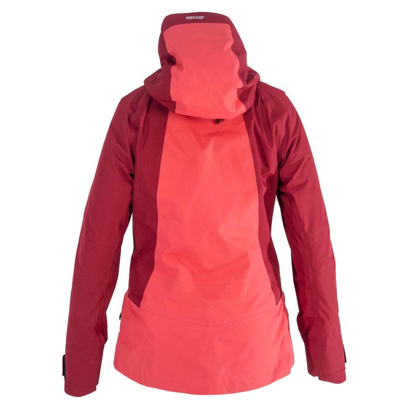 Veste de ski freeride femme FR900 bordeaux rose