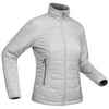 Wattierte Jacke Trekkingjacke Trek 100 Damen grau