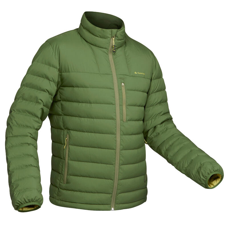 Doudoune en duvet de trek montagne - TREK 500 -10°C vert - homme