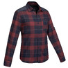 Men's Full Sleeve Travel Shirt - TRAVEL100 WARM Bordeaux