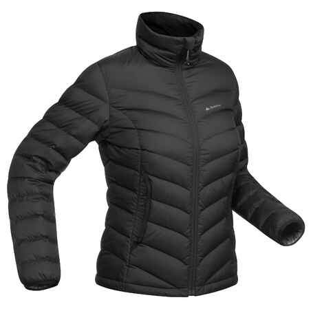 WOMEN’S MOUNTAIN TREKKING DOWN JACKET - MT500 -10°C - BLACK