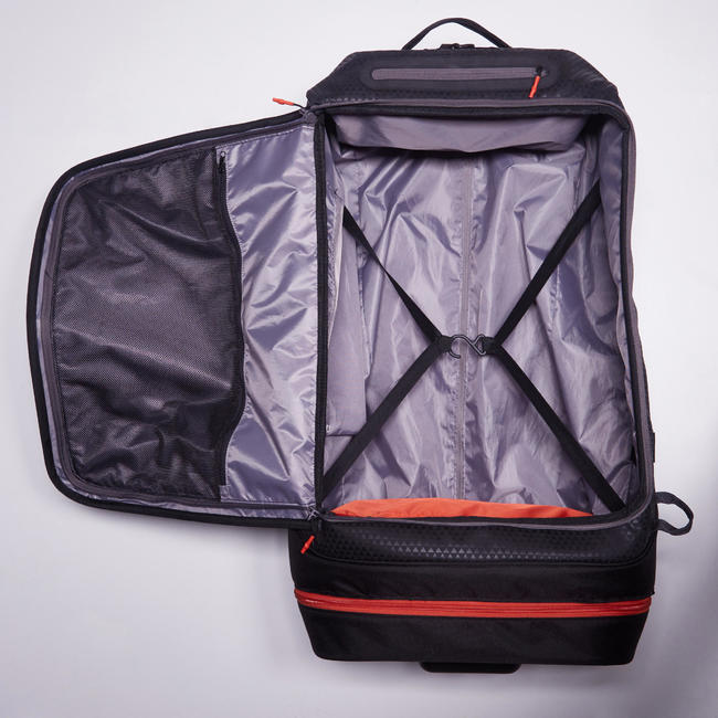 FOOTBALL TROLLEY BAG Intensive 65 Litre Black/Red