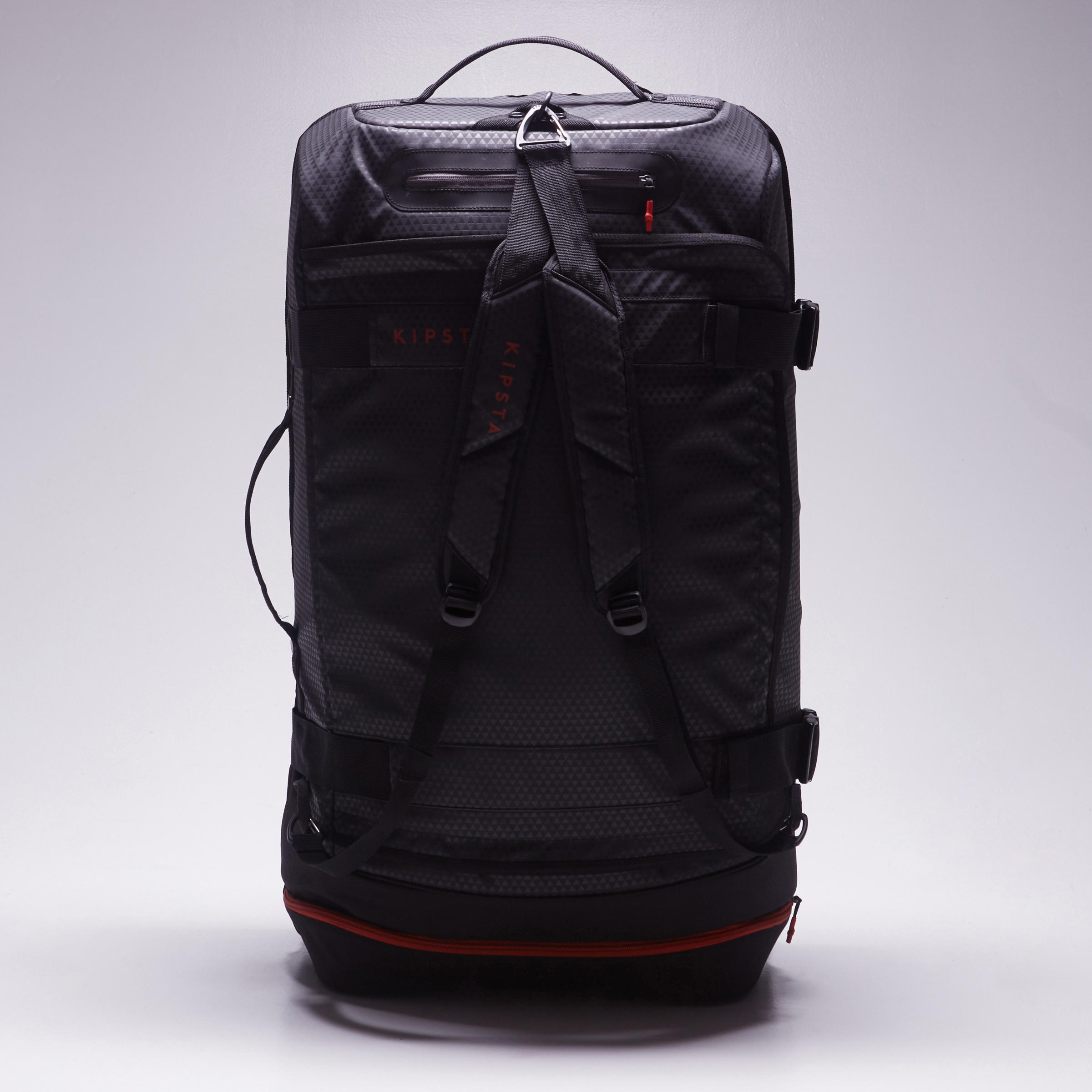 Long Distance Sports Bag 90 L Black Red Decathlon