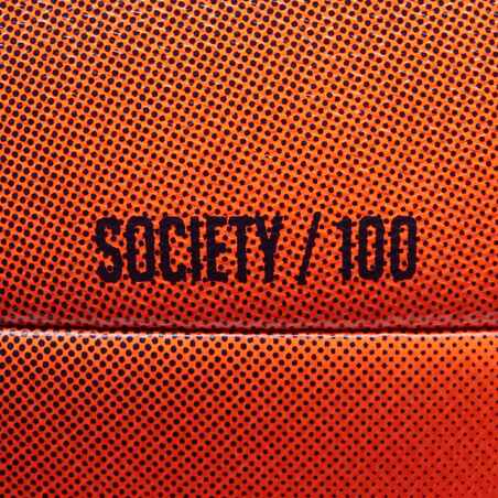 Society 100 5-A-Side Football Size 4 - Orange/Black